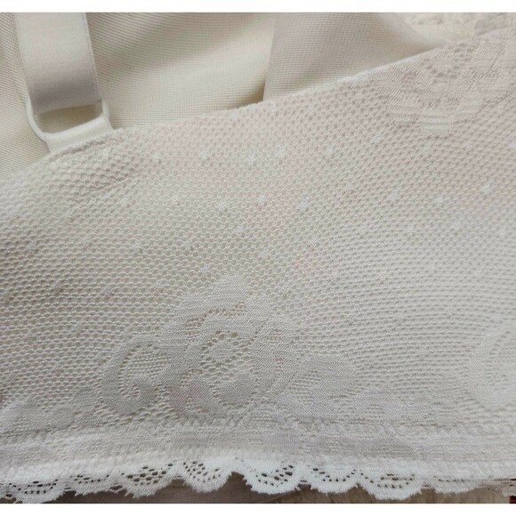 Lilyette Fit For You Bra Size 40DD Full Coverage Underwire Floral Lace Smoothing - Picture 7 of 9